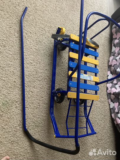 Детские санки на колесах