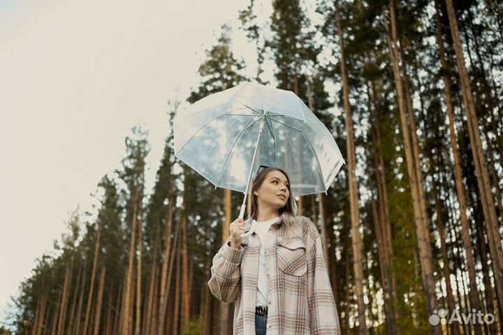 Прозрачный зонт (Аренда)