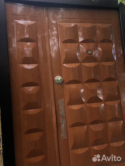 Дверь двустворчатая металлическая бу