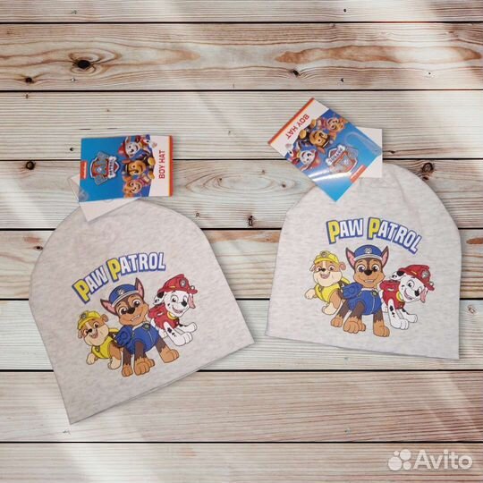 Детская шапка щенячий патруль 48-50