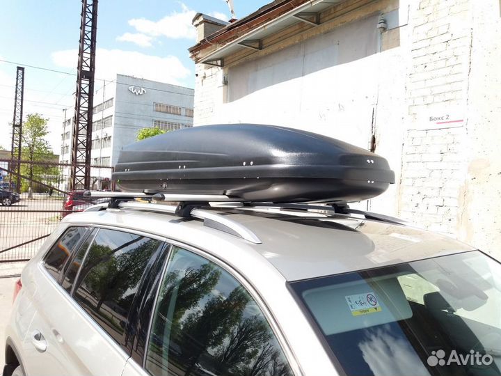 Бокс Сателлит 500 литров черный матовый прокат