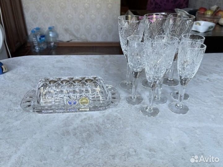 Хрустальные бокалы СССР