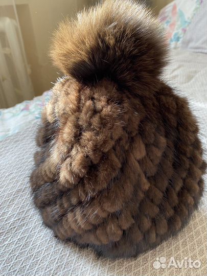 Шапка женская норковая