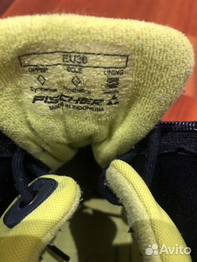 Лыжные ботинки fischer 36размер
