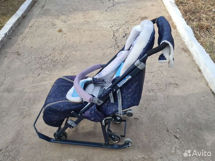 Санки коляска ника детям 7-1Б