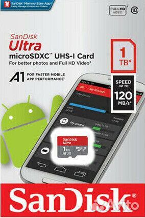 1 Тб Карта памяти Sandisk Ultra microsdxc оригинал