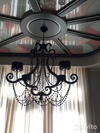 Люстра со стразами Swarovski