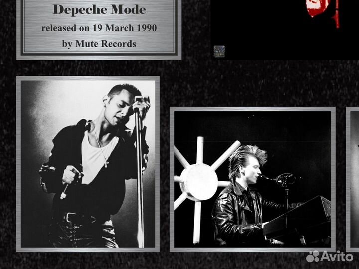 Depeche Mode Violator платиновый винил в раме