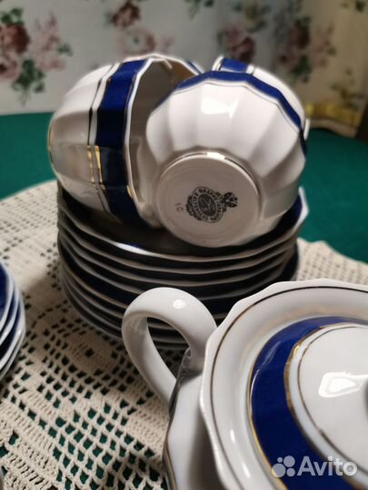 Чайно кофейный сервиз Адмиральский Вербилки