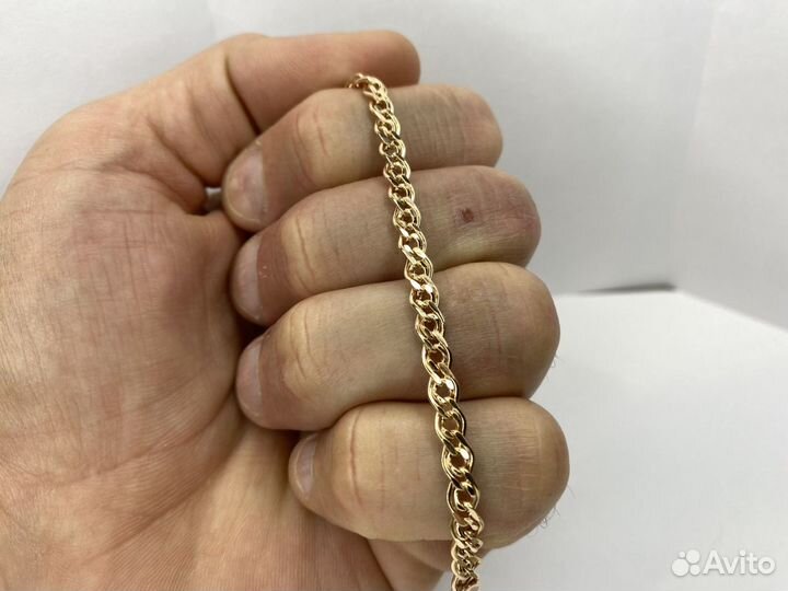 Золотой браслет Нонна 19 см (3,29 гр)