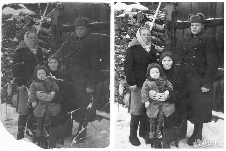 Реставрация ретушь восстановление фотографий фото