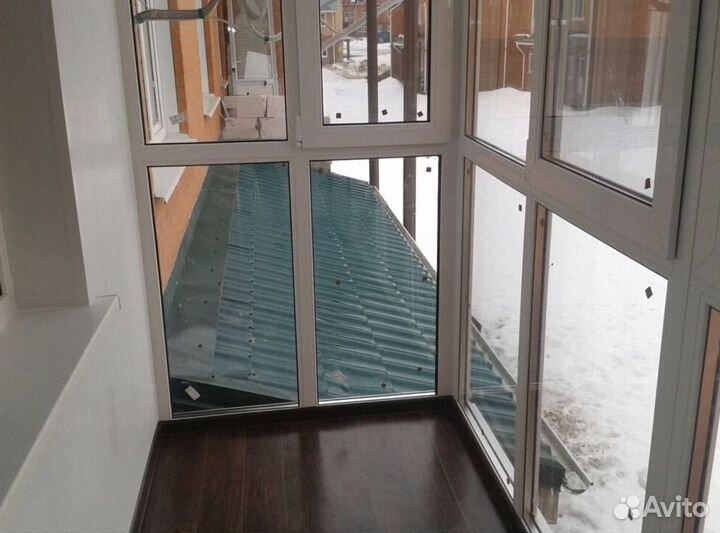 Остекление балконов и лоджий в рассрочку C9638