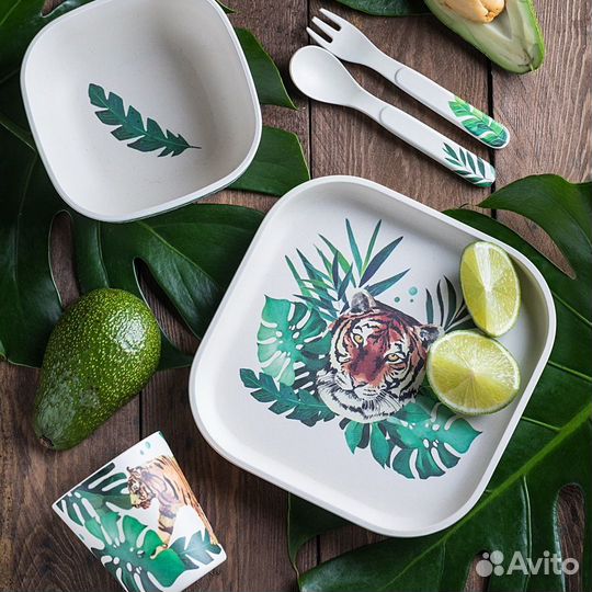 Бамбуковая посуда детская