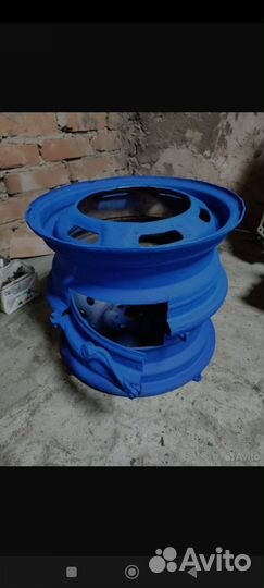 Печь для казана из дисков