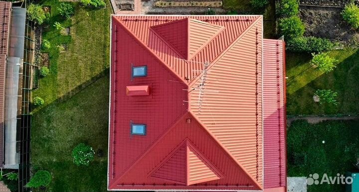 Кровля из профлиста под ключ