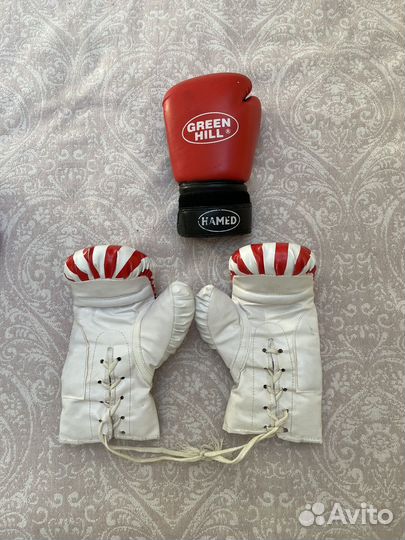 Боксерские перчатки 8oz, 6oz, 12