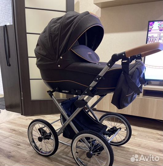 Коляска 2 в 1 lonex parrilla chocolate