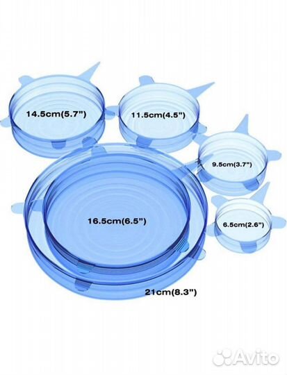 Силиконовые крышки для посуды