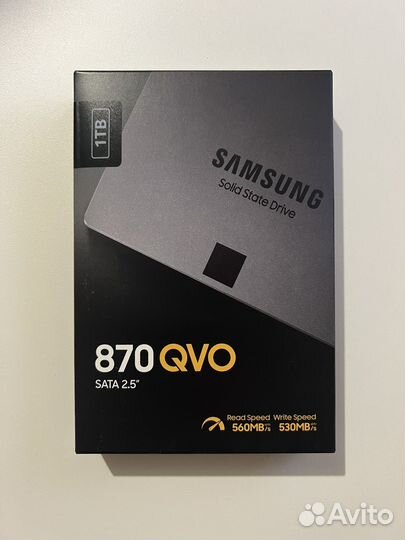 SSD Samsung 870 QVO 1TB Оригинал Новые