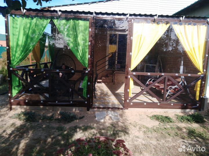 Мягкие окна для беседки