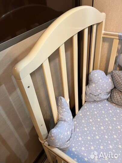 Детская кроватка Forest kids Malva качалка