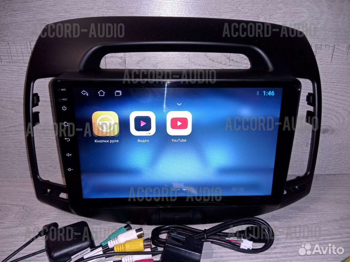 Магнитола Hyundai Elantra Android GPS WiFi