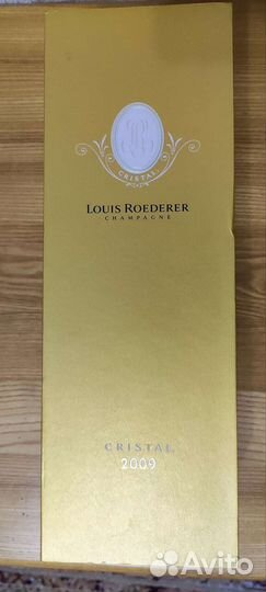 Коробка от шампанского 2009 Louis Roederer Cristal