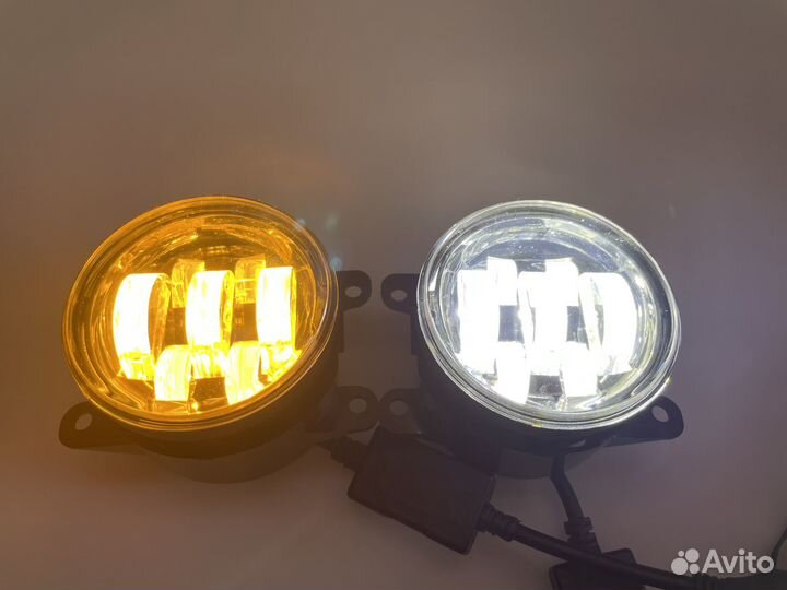 Противотуманки двухрежимные 70w