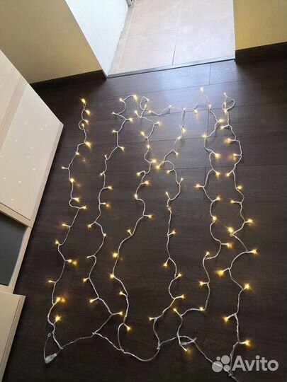 Гирлянда занавес