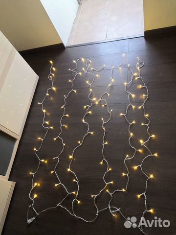 Гирлянда занавес