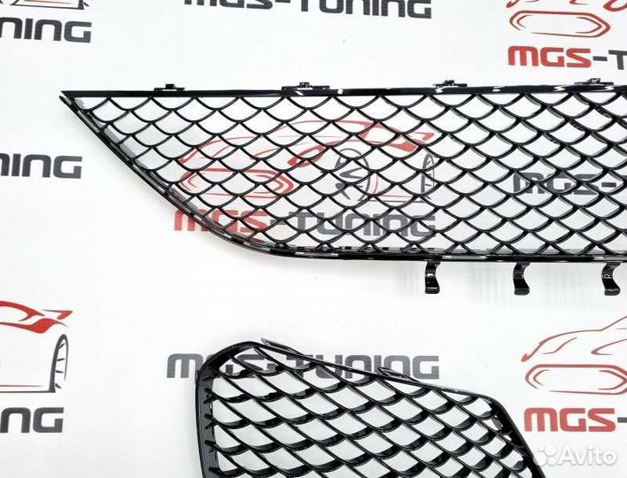 Сетки переднего бампера Mercedes S w222 S63 13-17г