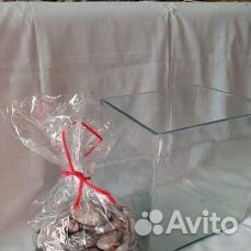 Аквариум с камешками с пляжей Крыма Бутель -20 лит