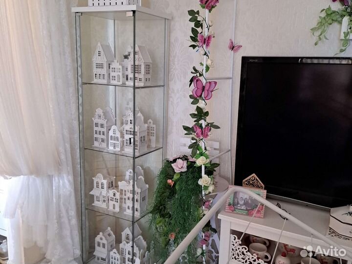 Полка напольная стекло IKEA