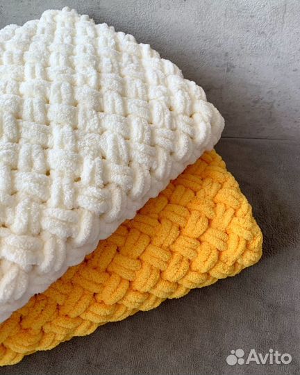 Плюшевый плед (ручная работа )