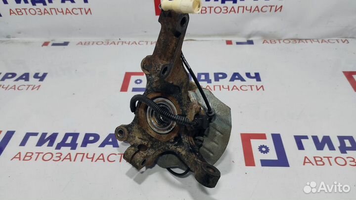 Кулак поворотный передний правый Chevrolet Lacetti 96454298. С датчиком ABS