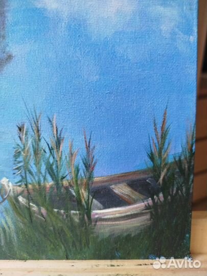 Картина маслом на холсте Воздушное настроение