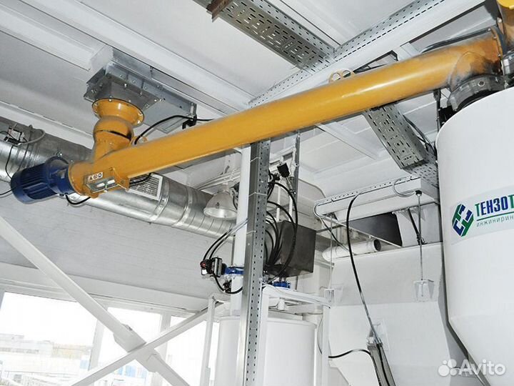 Шнек для цемента 168 мм, 6 метров