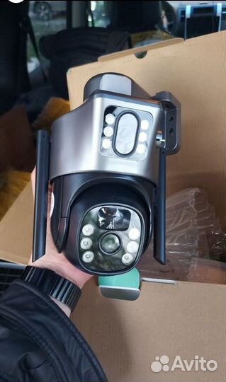 4 G камера на солнечной батарее, 2 объектива, 8 mp