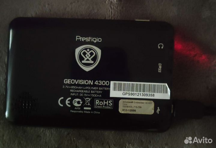 Навигатор Prestigio geovision 4300