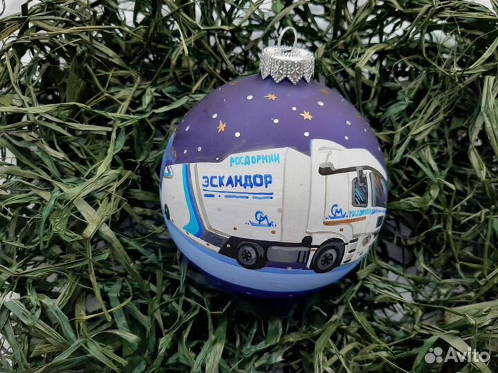 Роспись новогодних шаров