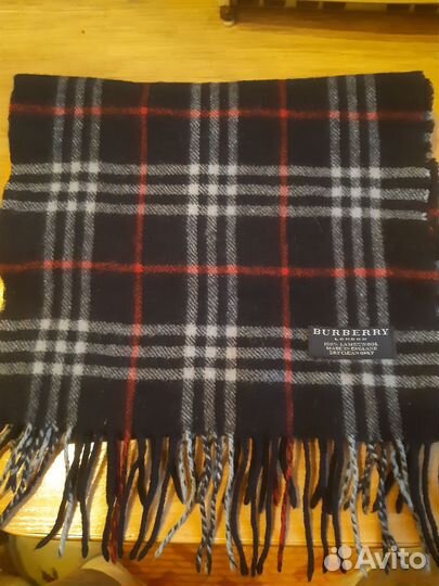 Шарф burberry синий