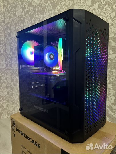 Игровой пк i3 12100f + RX5600XT