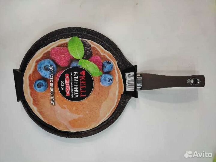 Сковорода для блинов kelli 28 см KL-2531G-28