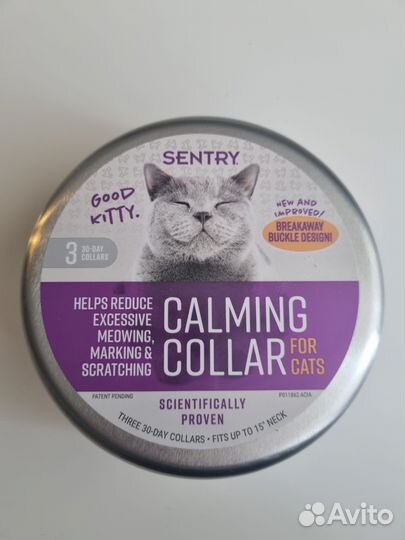 Sentry calming collar ошейник для кошек