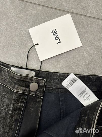 Кожаные шорты lime новые с биркой S