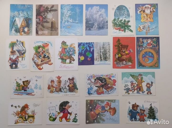Открытки с новым годом СССР