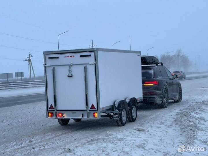 Прицеп фургон с трапом, 3,5х1,5х1,5м. Рассрочка