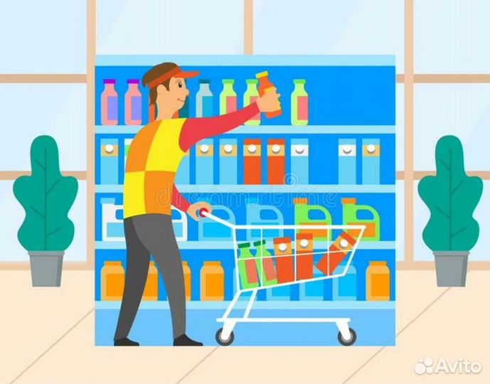 Работник торгового зала. Ежедневные выплаты