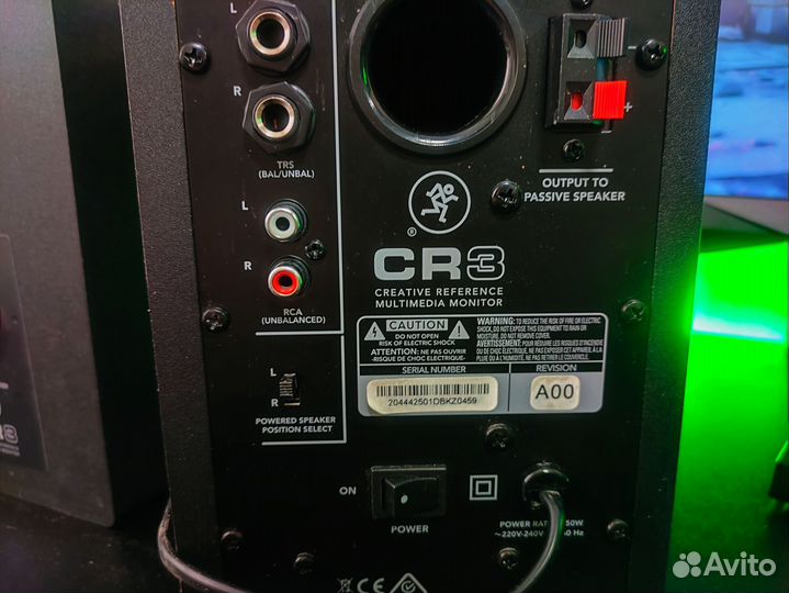 Студийные мониторы Mackie CR-3