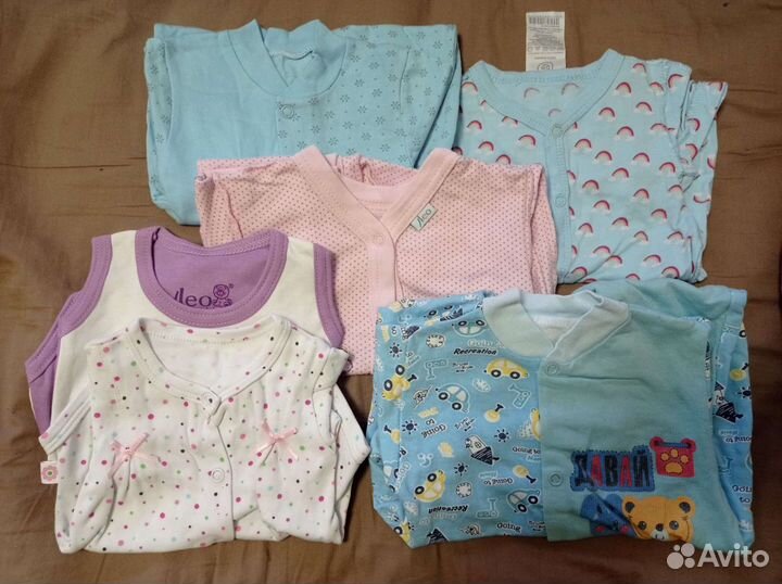 Вещи пакетом с 56 до 68 размера